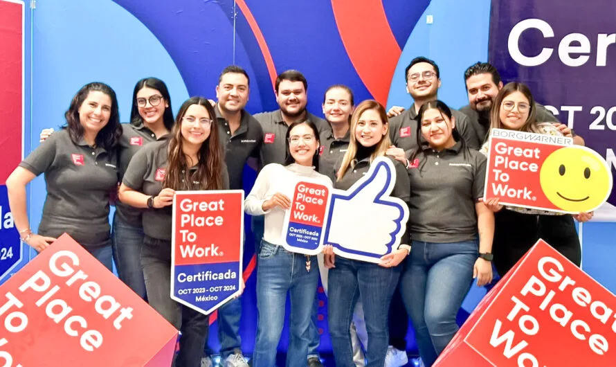BorgWarner obtiene certificación Great Place to Work para su planta de Torreón